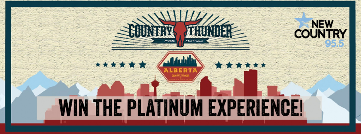New Country Club Exclusive - Win the Platinum Experience for Country Thunder Alberta