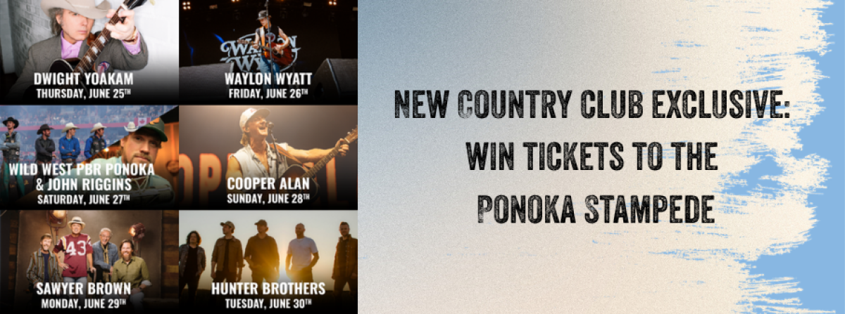 New Country Club Exclusive - Win Tickets to Ponoka Stampede Nights